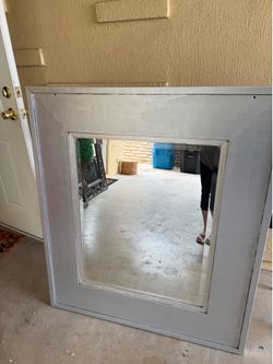 Extra Large Silver Mirror