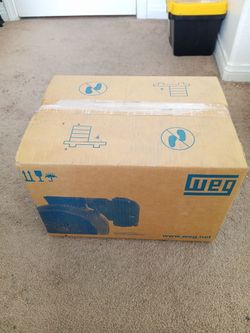 New WEG  .5HP Electric Motor 1(contact info removed)