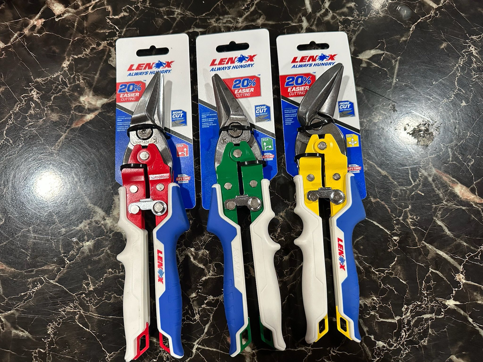 Lenox tin snips aviation snips 