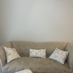 Couch and Ottoman For Sale 