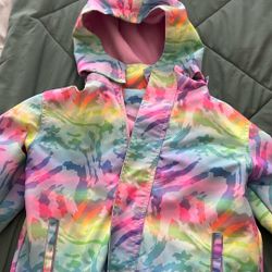 Girls Rain Weather Jacket 