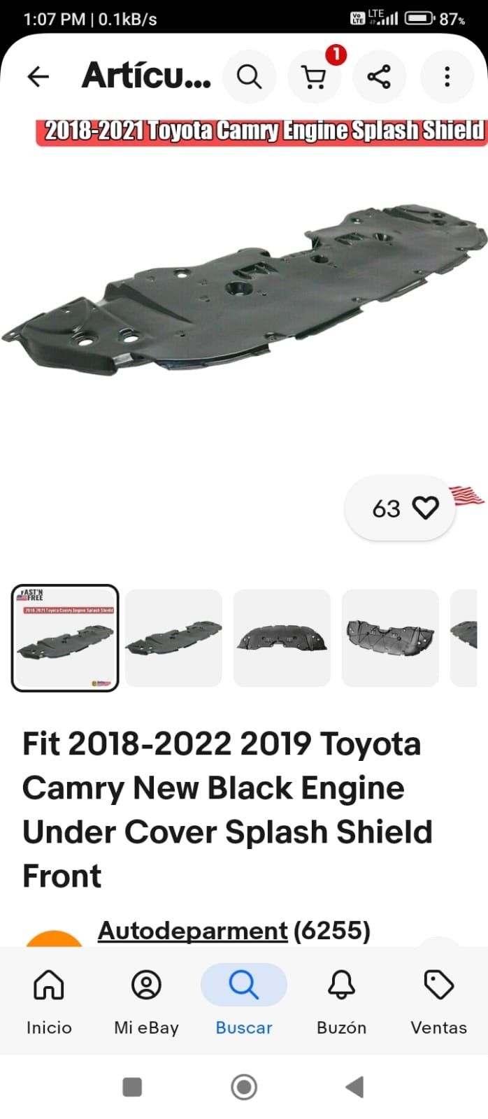 Toyota Camry 2018 Splash Front
