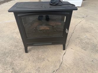 Black Electric Fireplace Stove Heater