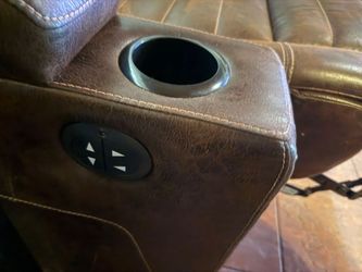 Leather couch