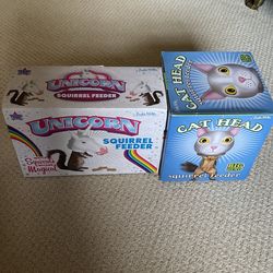 Squirrel Feeders - Unicorn And Cat