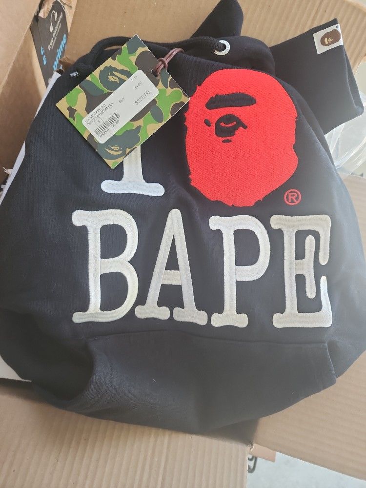 AUTHENTIC BAPE HOODIE - SMALL