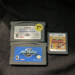 Game Boy Advance And Nintendo Ds Vidoe Games  Bundle 
