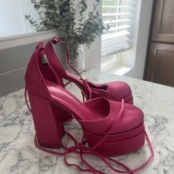 Pink Platform Heels 
