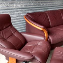 BRAND NEW - CANTONI ITALIAN LUXURY LEATHER SOFA SET