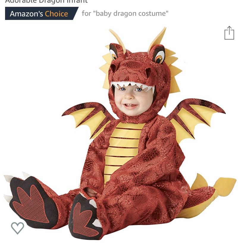 12-18m Adorable Dragon Costume