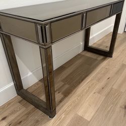 Large Mirror Console Table (like new)