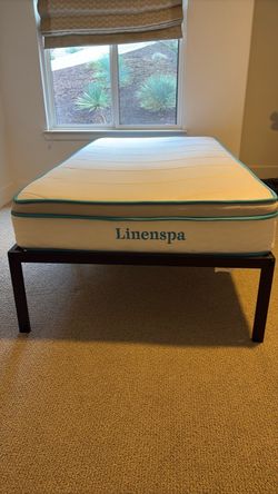 Twin bed and frame