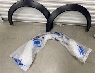 UNIVERSAL DURAFLEX FENDER FLARES 7CM - 4 PIECE, BRAND NEW