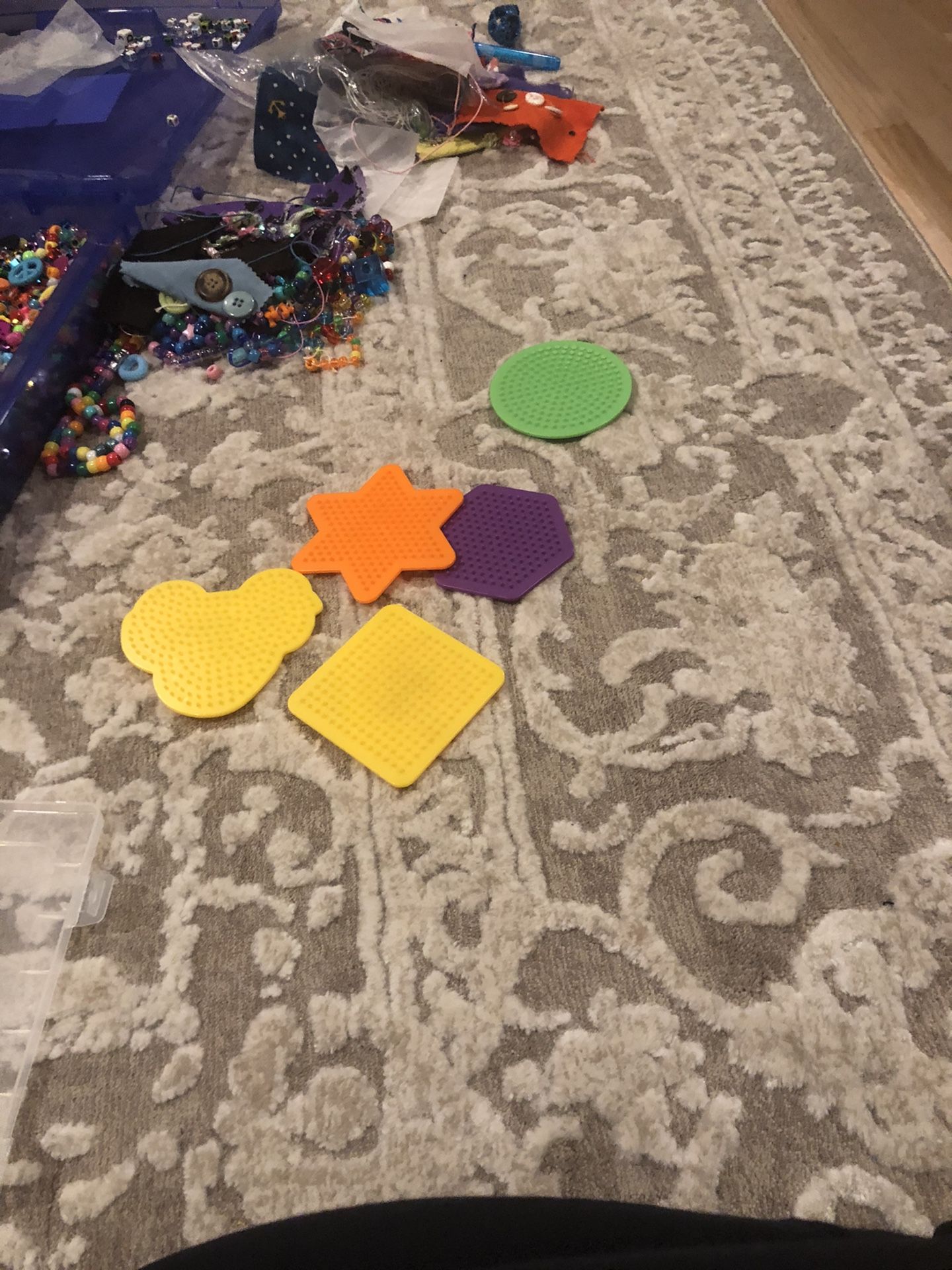 Perler fuse beads pegboards