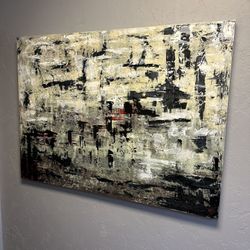 Abstract Canvas Art 60 X44” 
