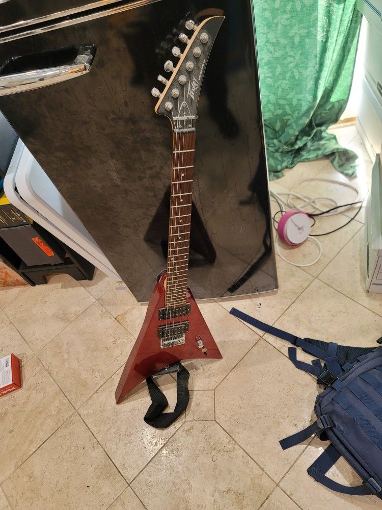 Peavey Vortex Special Flying V Red 6 String Electric Guitar