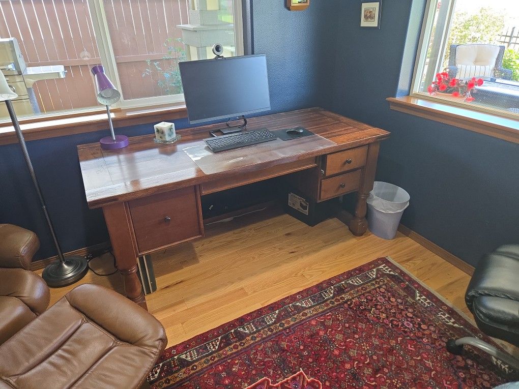 Mission Style Executive Desk