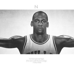 The Iconic 6’ Nike Jordan Wings Poster And Not So Iconic NBA 2k11 4’ Jordan Poster