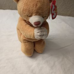 TY Beanie Baby HOPE Praying Bear Plush Stuffed Bear 1999