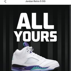 Jordan 5 Retro 'Grape (2025)'