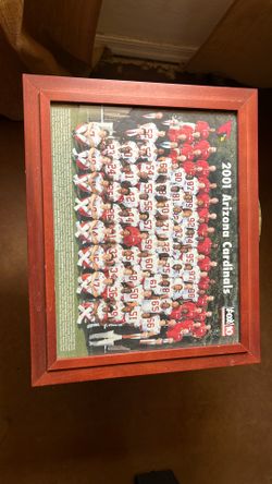Pat Tillman Fox 10 news photograph of Arizona Cardinals 2001