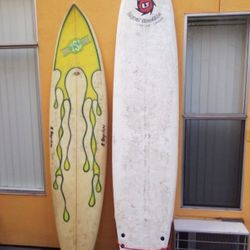 8' Mini Gun For Fast Hollow Waves. Easy To Paddle Into Bigger Surf