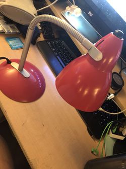 Pink Desk Lamp $5