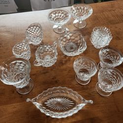Fostoria American Clear, 17 Miscellaneous Pieces 