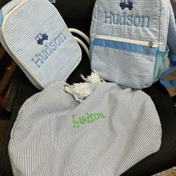Name Hudson Set For Baby Or Toddler Daycare Set 
