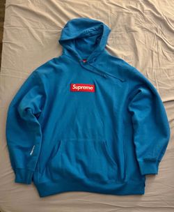 Supreme Box Logo Cyan Blue