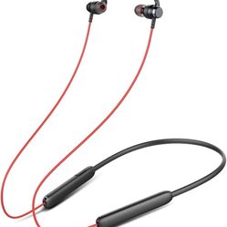 Wireless Headphones, Neckband Bluetooth 5.3 Headphones with 24Hrs Playtime, Bluetooth Earbuds with Mic, USB-C, IPX7 Waterproof HD Stereo Ear Buds for 