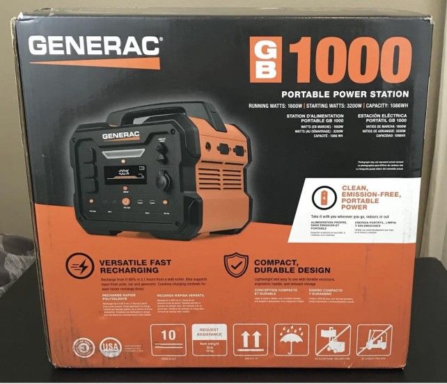 Generc Gb1000-1086wh Portable Power Station