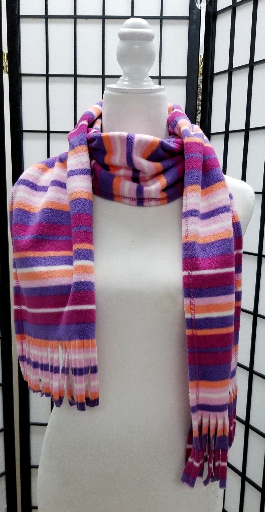 Long Striped Scarf