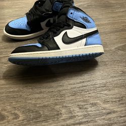Size 2 (PS) - Jordan 1 Mid Cement True Blue