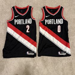 Damian lillard nike blazer jersey size 44 medium