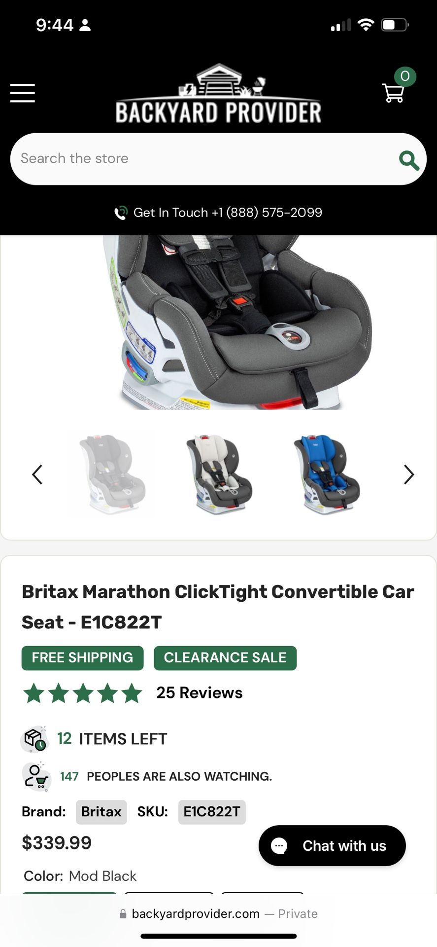 Britax Car seat