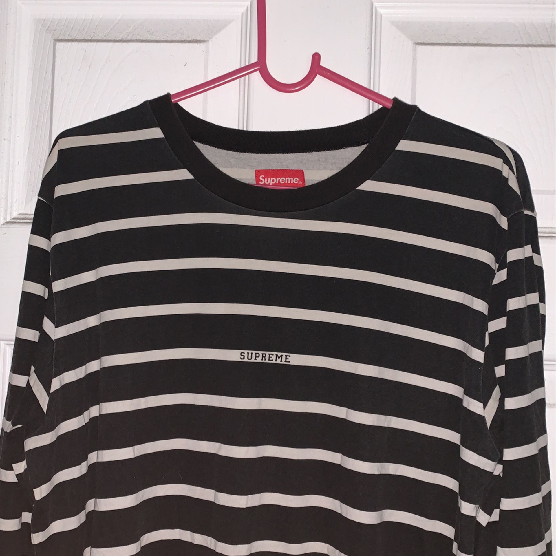 Supreme stripped Long sleeve 