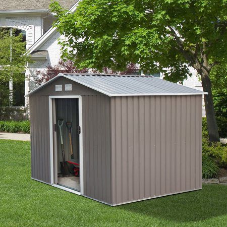 Brand New 8’x8’ Metal Storage Shed Outdoor Garden Backyard 