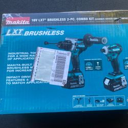 NEW Makita 18V Hammer Drill And Impact Driver Combo (Firm Price)