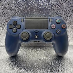 Sony PlayStation 4 PS4 Midnight Blue Controller, TESTED & WORKING!