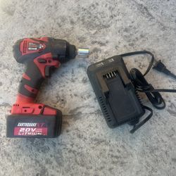 Impact Drill 3/8 20v With Good Battery And Charger 