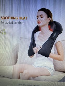 New In Box Shiatsu Neck Shoulder Massager With Heat Therapy 