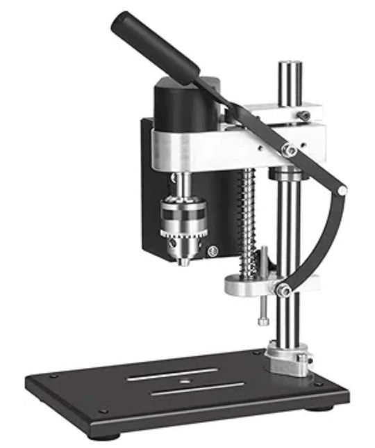 Drill Press Stand, Bench Drill Stand Mini Drill Press Small Drill Press Bench Drill Press For Industry and household (US Plug Luxury) - AQ