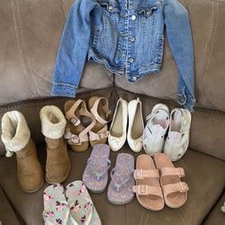 Girls Clothes 8-10 Shoes 13 and Size 1