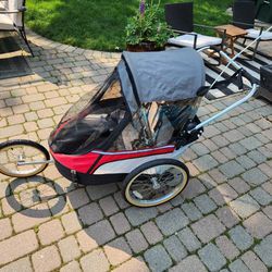 Wike Bike Trailer/Jogger/ and Stroller For 2 Kids