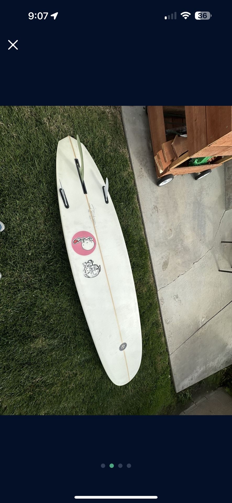 STAMPS Surfboard 9’6