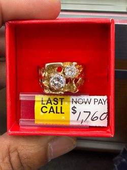 14k nugget ring 8.8g