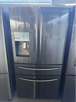 Samsung french door gray color refrigerator