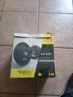 6 and 1/2 door speakers 200 w