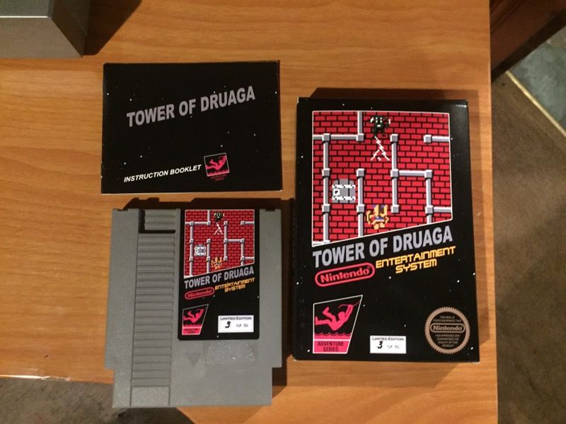 Tower of Druaga Nintendo nes limited edition #3 of 50 cib complete